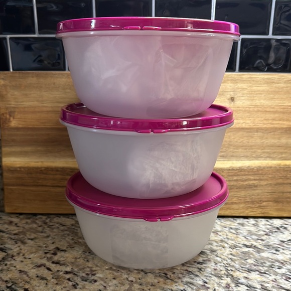 Tupperware Other - Tupperware Clear Bowls Set of 3